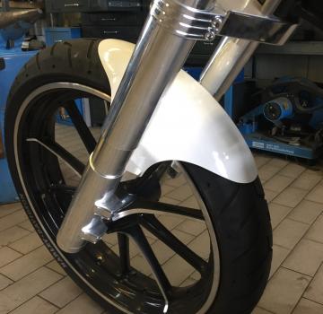 Preview: Frontfender 120-130er Harley Chopper Bobber Custom 180mm